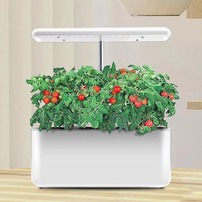 Smart Garden Design - ระบบปลูกพืชไฮโดรโปนิกส์อัจฉริยะ LYX-10 สำหรับใช้ในบ้าน ดีไซน์ทันสมัย พร้อมไฟ LED