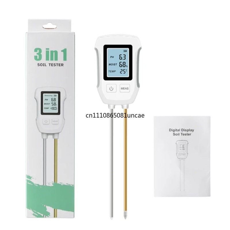 Soil Test Digital - เครื่องวัดดินดิจิตอล 3 in 1 วัดค่า pH