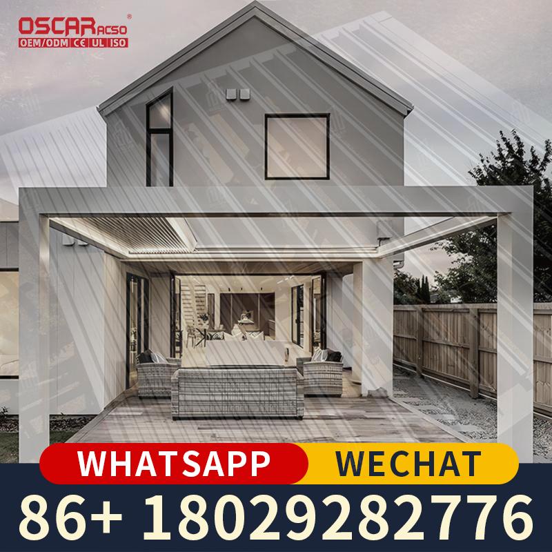 Smart Garden Design - เพอร์โกลาอะลูมิเนียมทันสมัยขนาด 4x3 เมตร และ 3x4 เมตร