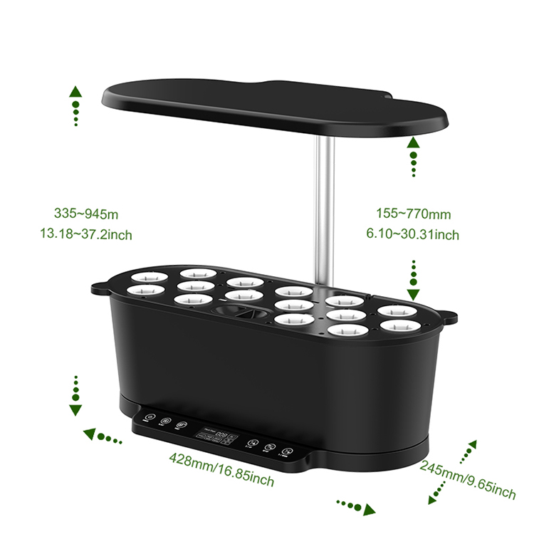 Smart Garden Design - แอป Smart Garden ควบคุมระบบปลูกพืชไฮโดรโปนิกส์ในร่ม ดีไซน์ทันสมัย พร้อมหน้าจอสัมผัสควบคุมผ่านแอป