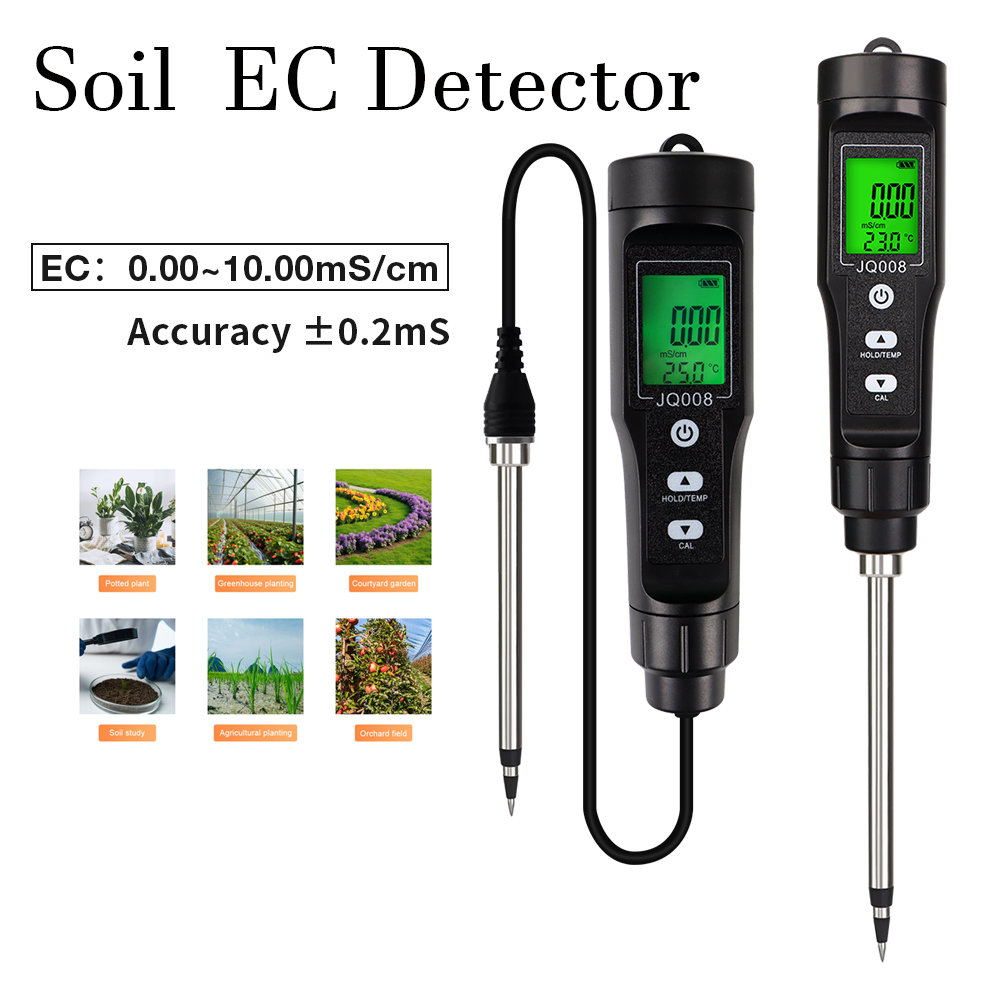 Soil Test Digital - เครื่องตรวจวัดค่า EC/อุณหภูมิในดิน 2 in 1 แบบพกพา