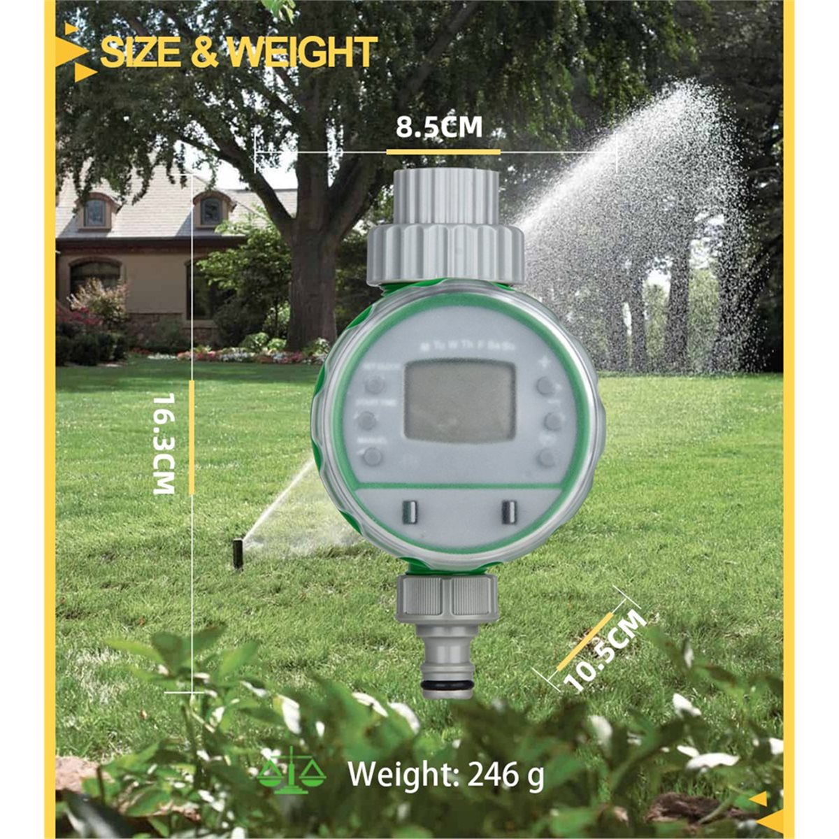 ตัวตั้งเวลาควบคุมการรดน้ำแบบดิ - Smart Garden Design บทวิจารณ์และราคา