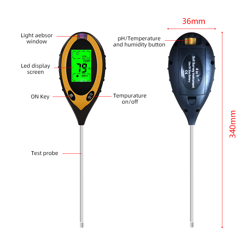 เครื่องวัดค่า pH ดิน เครื่องวั - Soil Test Digital บทวิจารณ์และราคา
