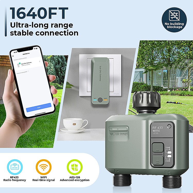 ระบบรดน้ำสวนอัจฉริยะแบบไร้สาย  - Smart Garden Design บทวิจารณ์และราคา