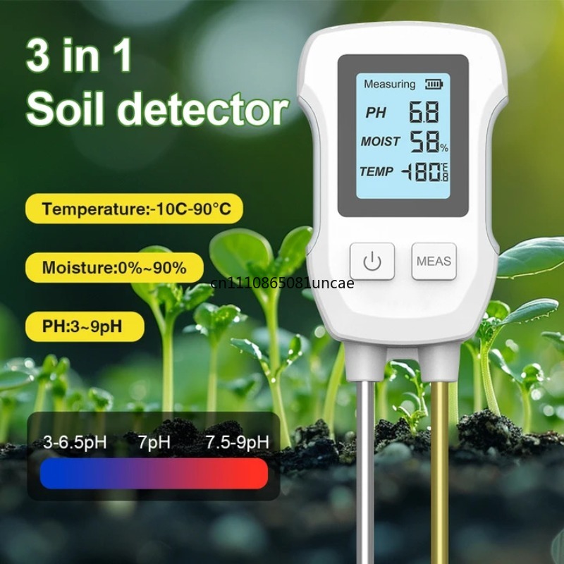 เครื่องวัดดินดิจิตอล 3 in 1 วั - Soil Test Digital บทวิจารณ์และราคา