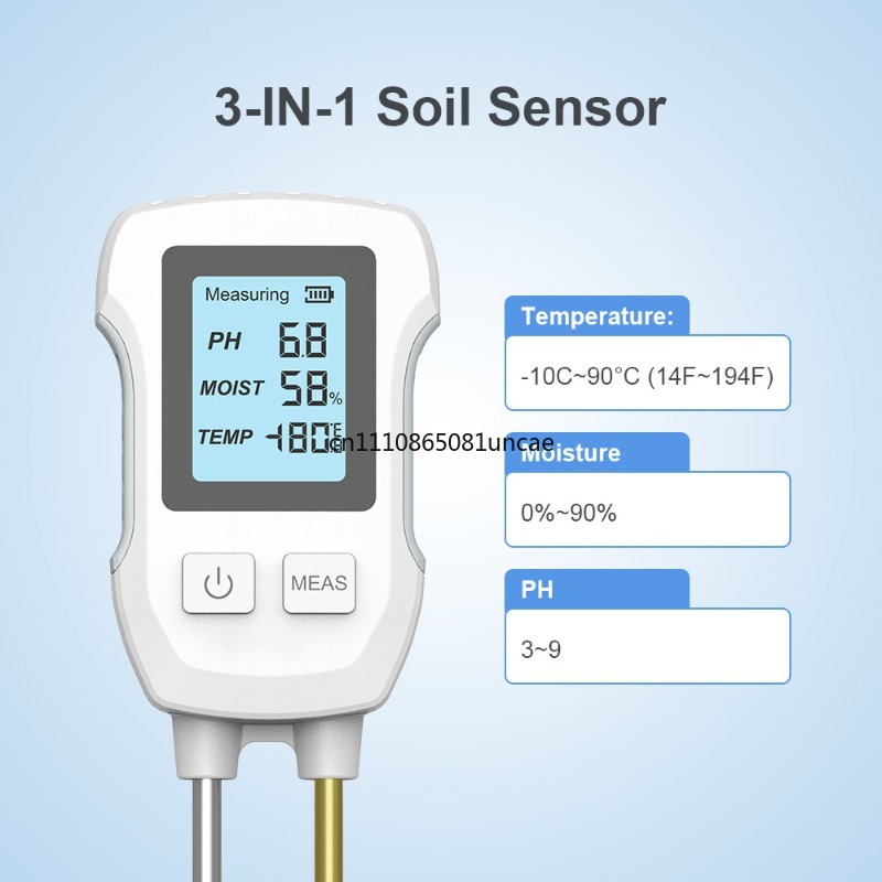 เครื่องวัดดินดิจิตอล 3 in 1 วั - Soil Test Digital บทวิจารณ์และราคา