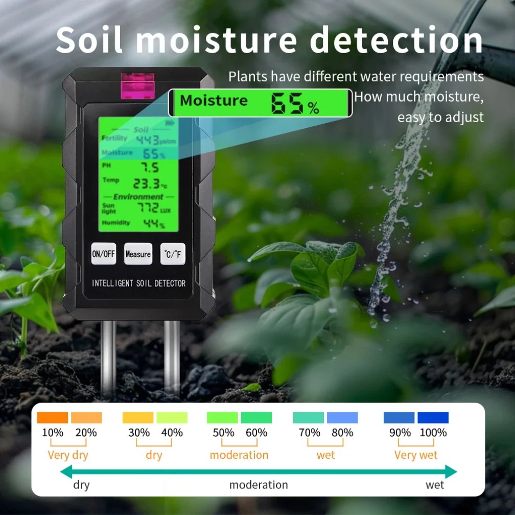 เครื่องตรวจวัดดิน 6 in 1 วัดค่ - Soil Test Digital บทวิจารณ์และราคา