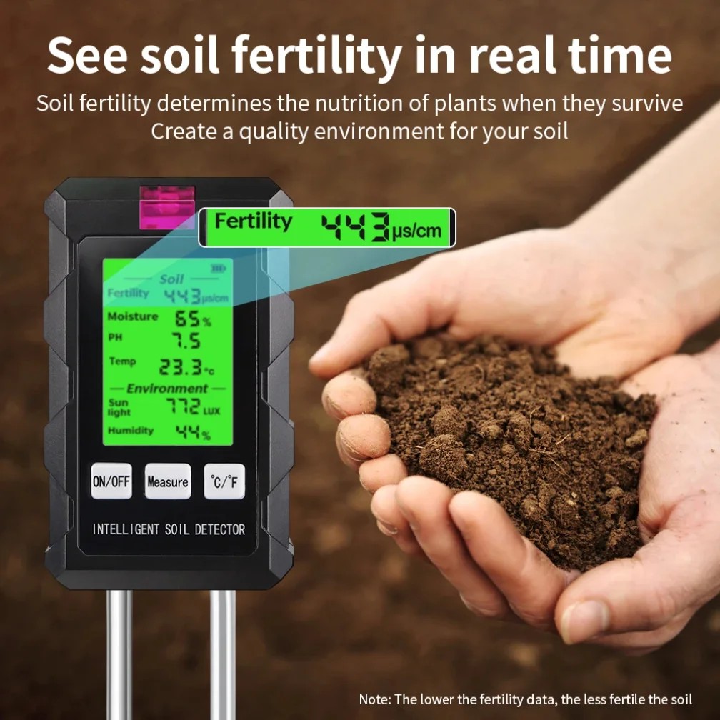 เครื่องตรวจวัดดิน 6 in 1 วัดค่ - Soil Test Digital บทวิจารณ์และราคา